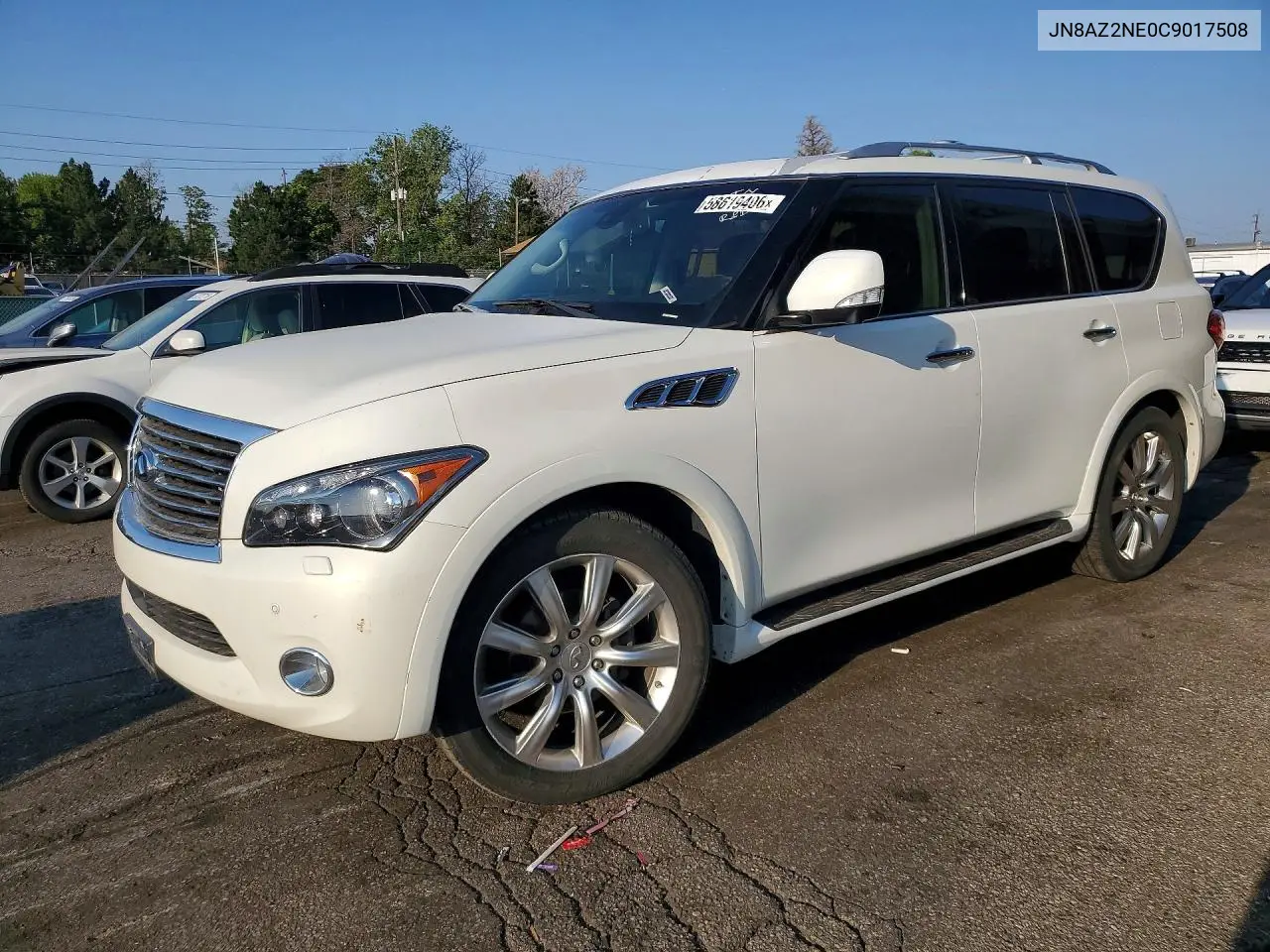 2012 Infiniti Qx56 Base VIN: JN8AZ2NE0C9017508 Lot: 58619406