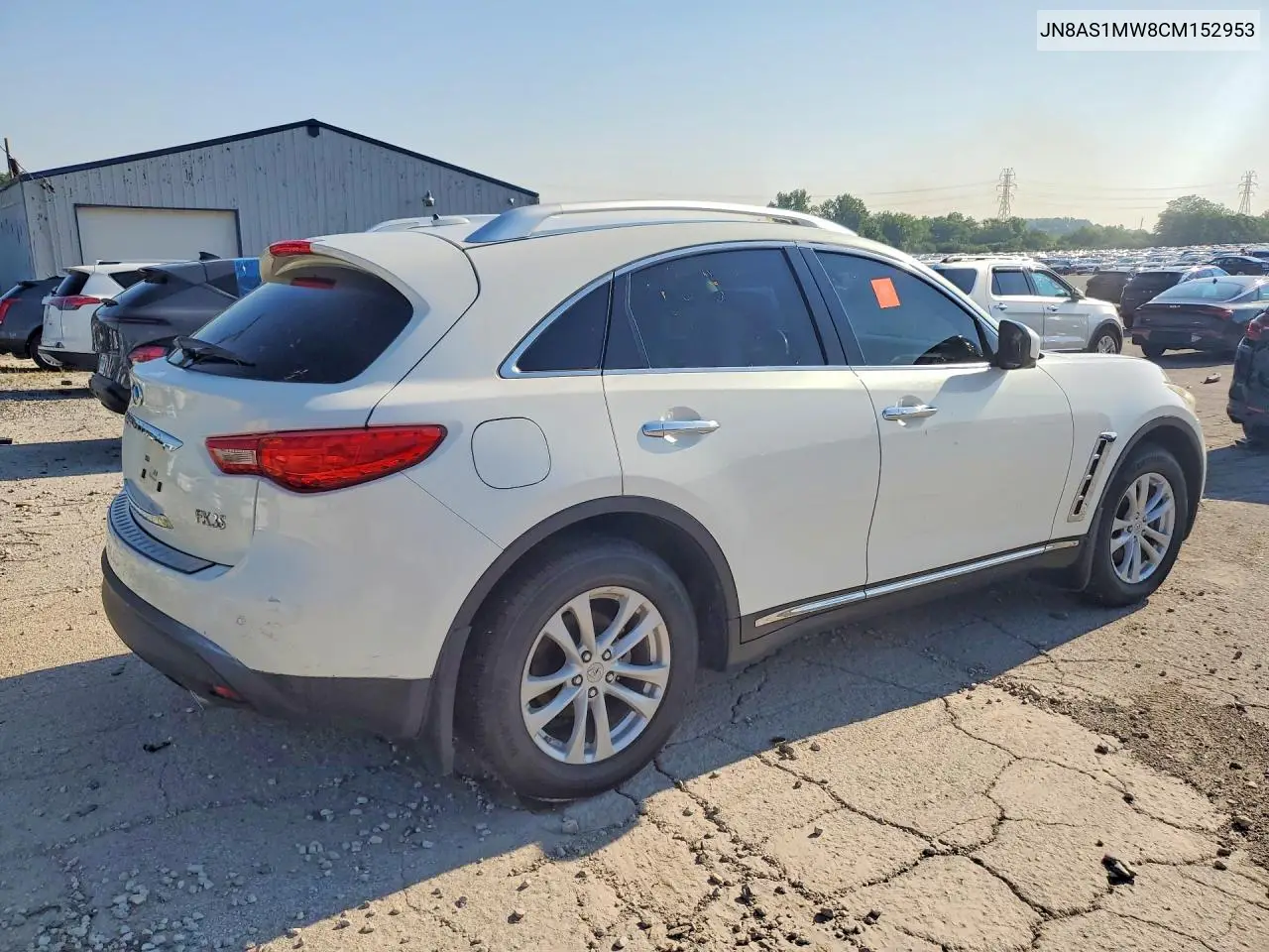 2012 Infiniti Fx35 VIN: JN8AS1MW8CM152953 Lot: 59881266