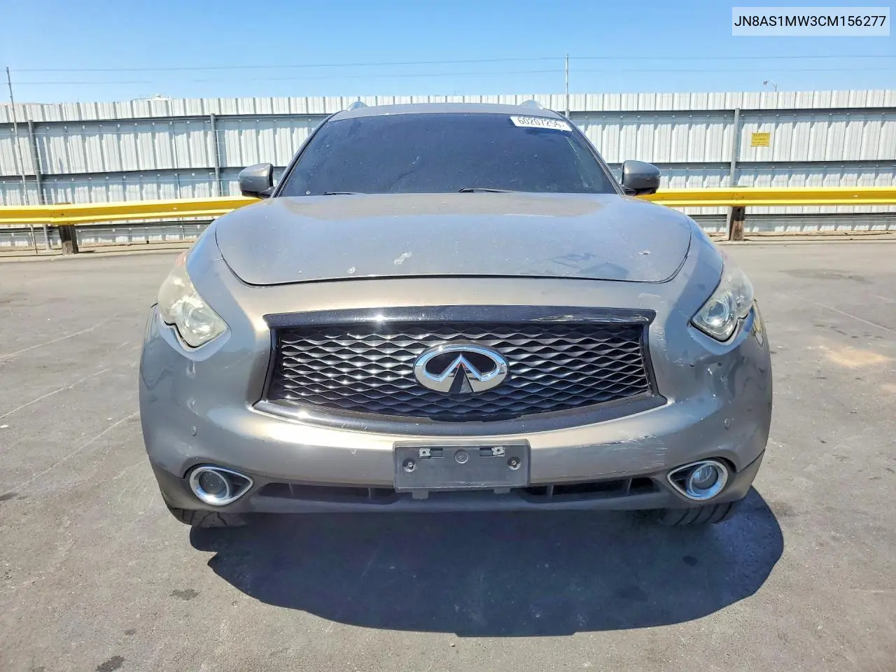 2012 Infiniti Fx35 Base VIN: JN8AS1MW3CM156277 Lot: 60207256