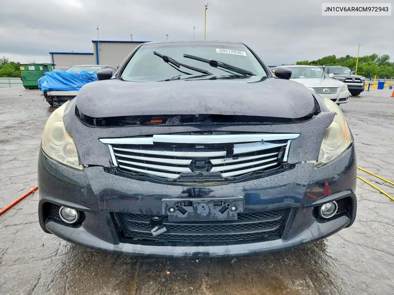 2012 Infiniti G37 VIN: JN1CV6AR4CM972943 Lot: 60512936