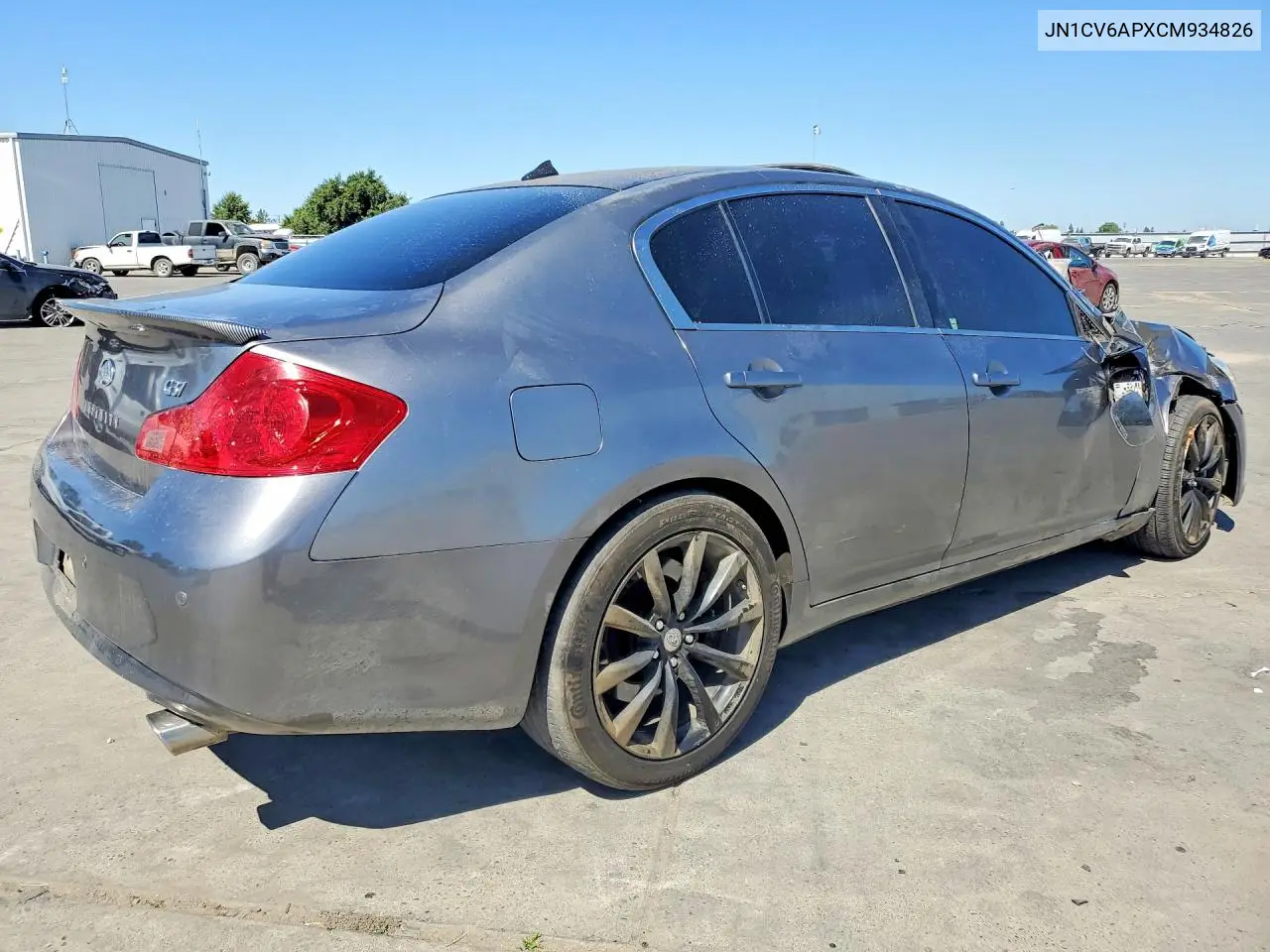 2012 Infiniti G37 Sedan Journey VIN: JN1CV6APXCM934826 Lot: 60526366