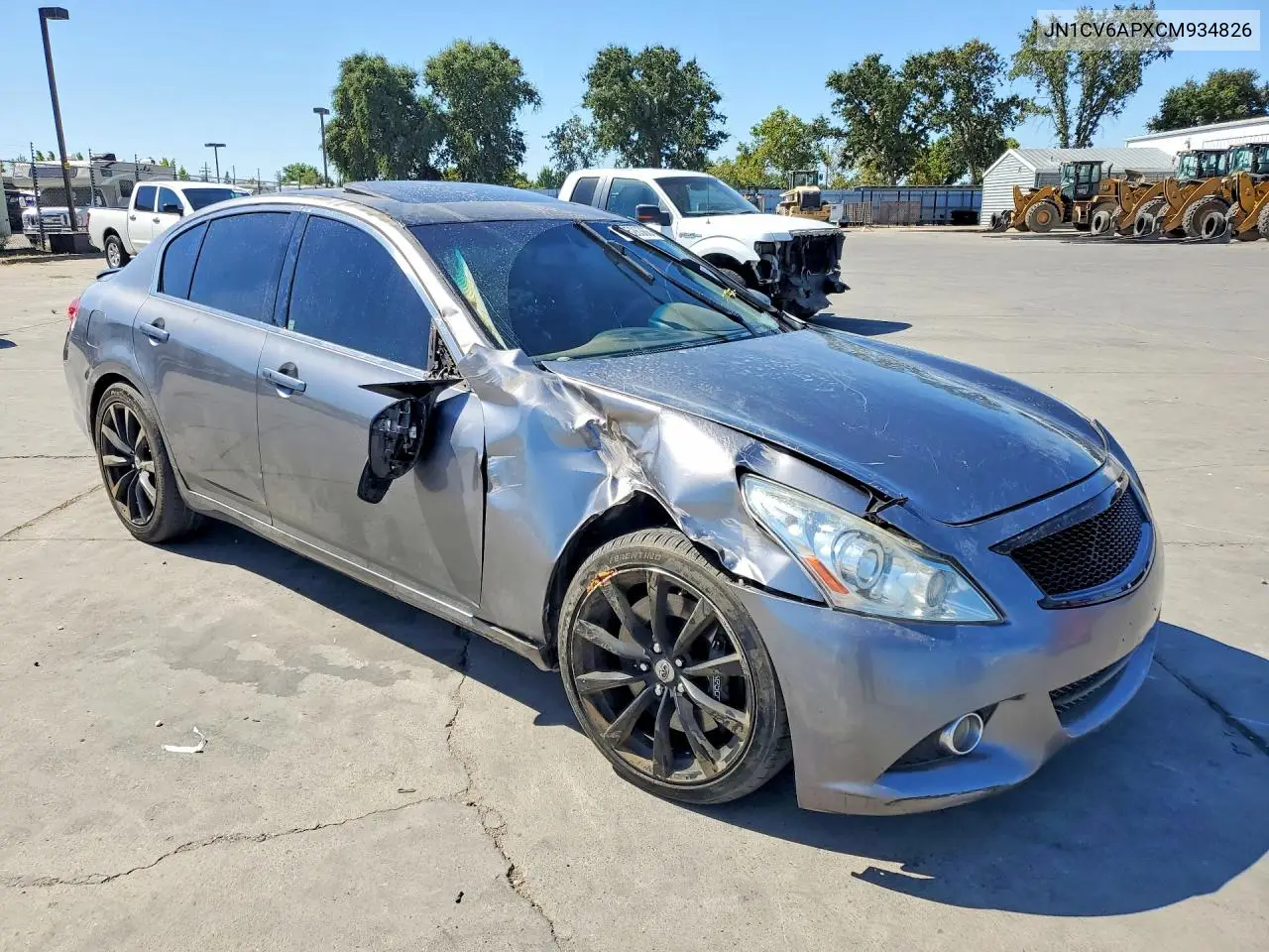 2012 Infiniti G37 Sedan Journey VIN: JN1CV6APXCM934826 Lot: 60526366
