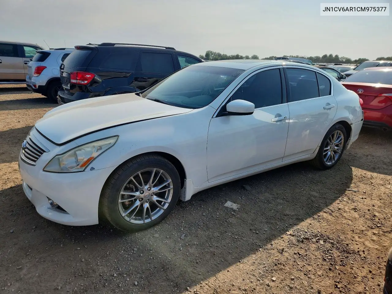2012 Infiniti G37 VIN: JN1CV6AR1CM975377 Lot: 61190286