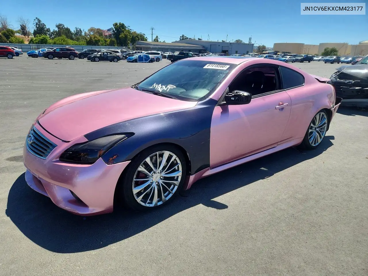 2012 Infiniti G37 Base/Sport VIN: JN1CV6EKXCM423177 Lot: 61418566