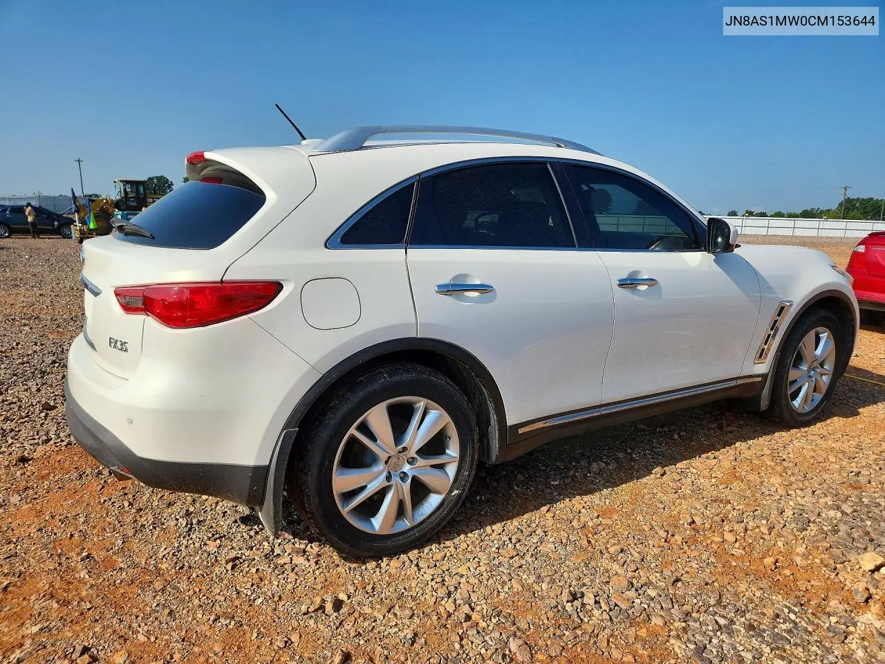 2012 Infiniti Fx35 Base VIN: JN8AS1MW0CM153644 Lot: 74515275