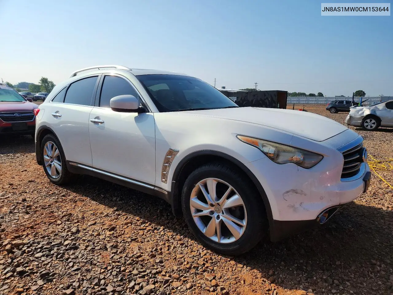 2012 Infiniti Fx35 Base VIN: JN8AS1MW0CM153644 Lot: 74515275