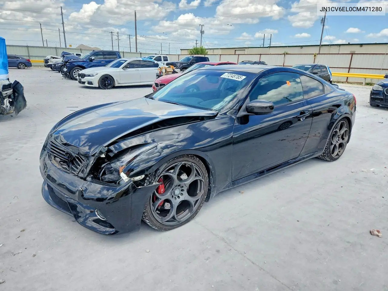 2012 Infiniti G37 Coupe X VIN: JN1CV6EL0CM471280 Lot: 77248785