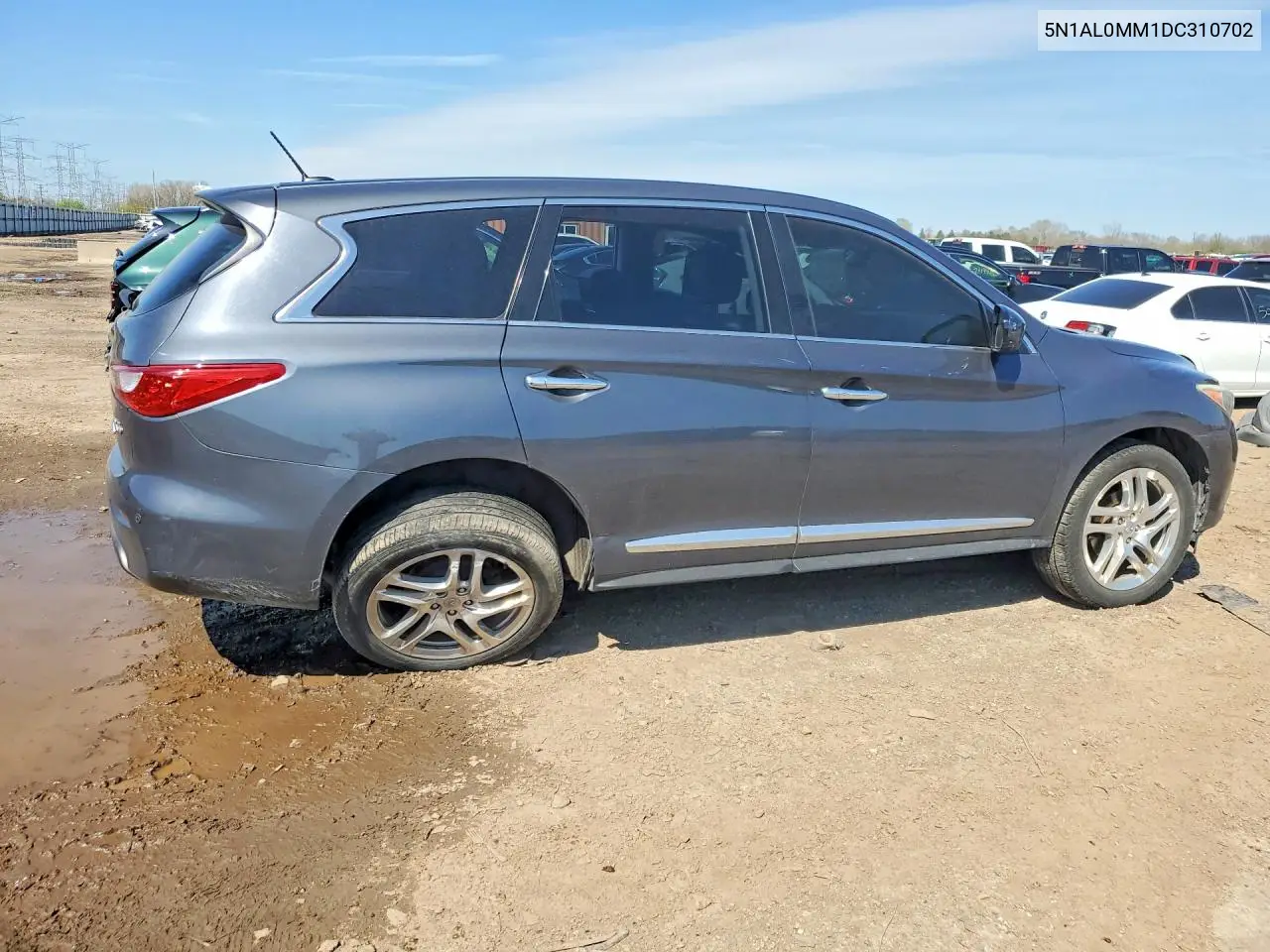 2013 Infi Jx35 VIN: 5N1AL0MM1DC310702 Lot: 50442236