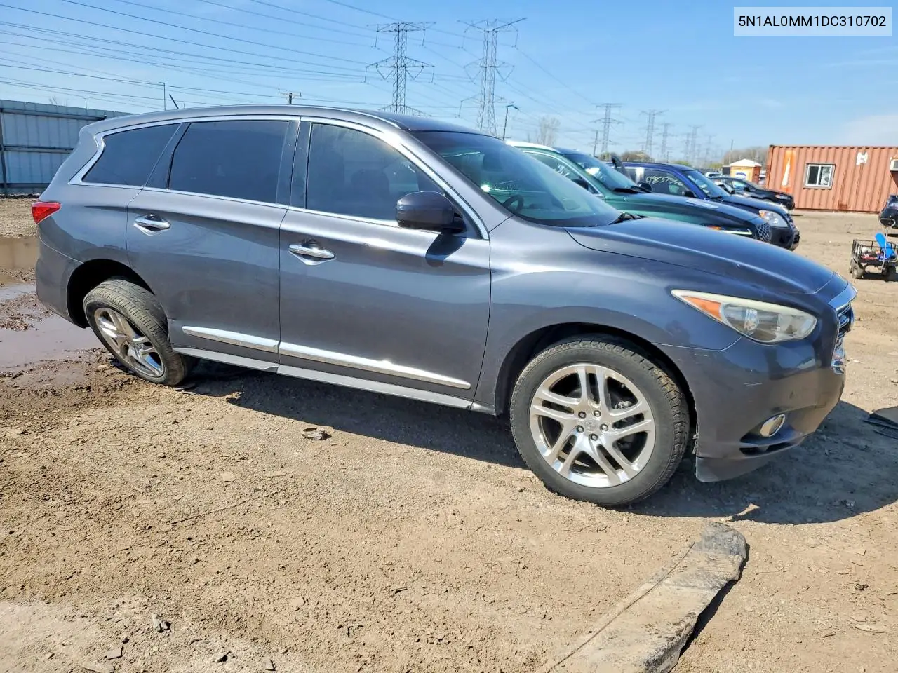 2013 Infi Jx35 VIN: 5N1AL0MM1DC310702 Lot: 50442236