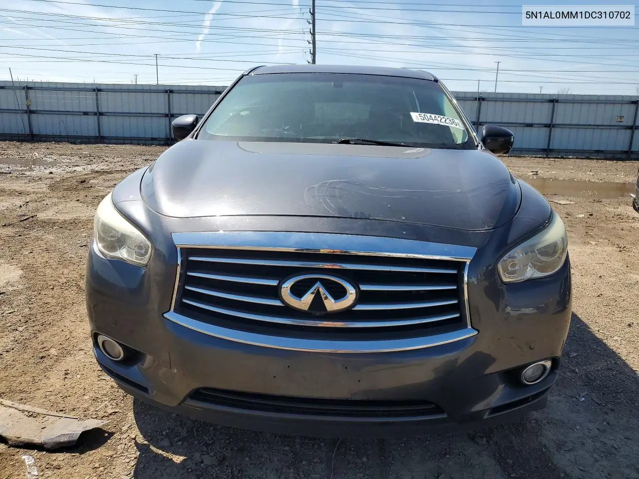 2013 Infi Jx35 VIN: 5N1AL0MM1DC310702 Lot: 50442236