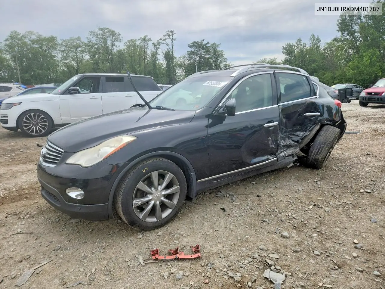 2013 Infiniti Ex37 Base VIN: JN1BJ0HRXDM481787 Lot: 52560986