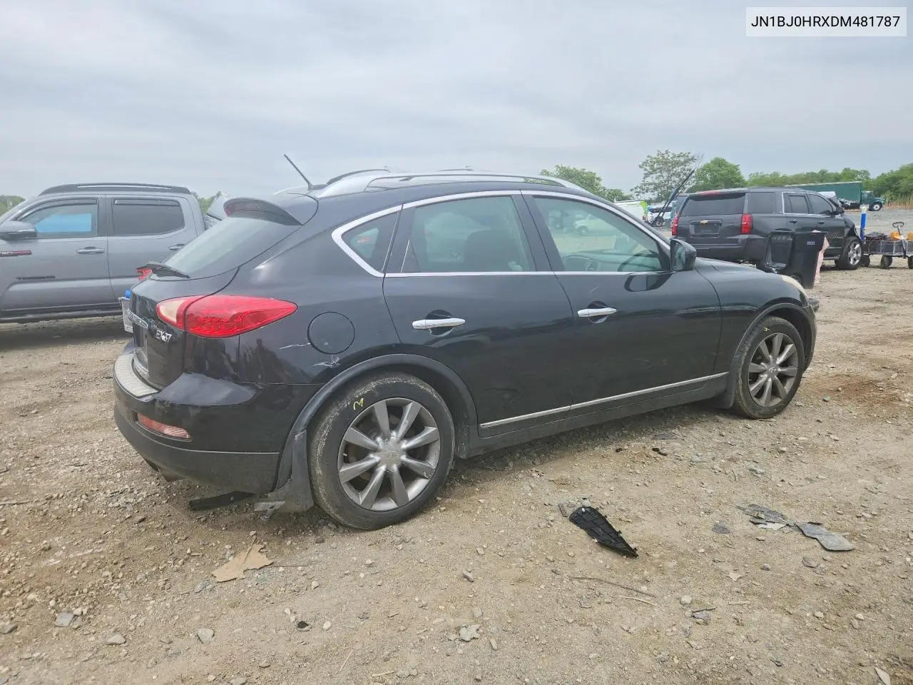 2013 Infiniti Ex37 Base VIN: JN1BJ0HRXDM481787 Lot: 52560986