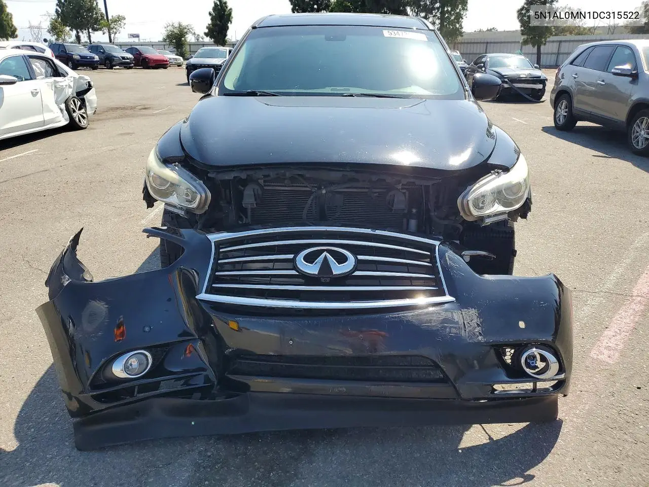 2013 Infiniti Jx35 Base VIN: 5N1AL0MN1DC315522 Lot: 53473556