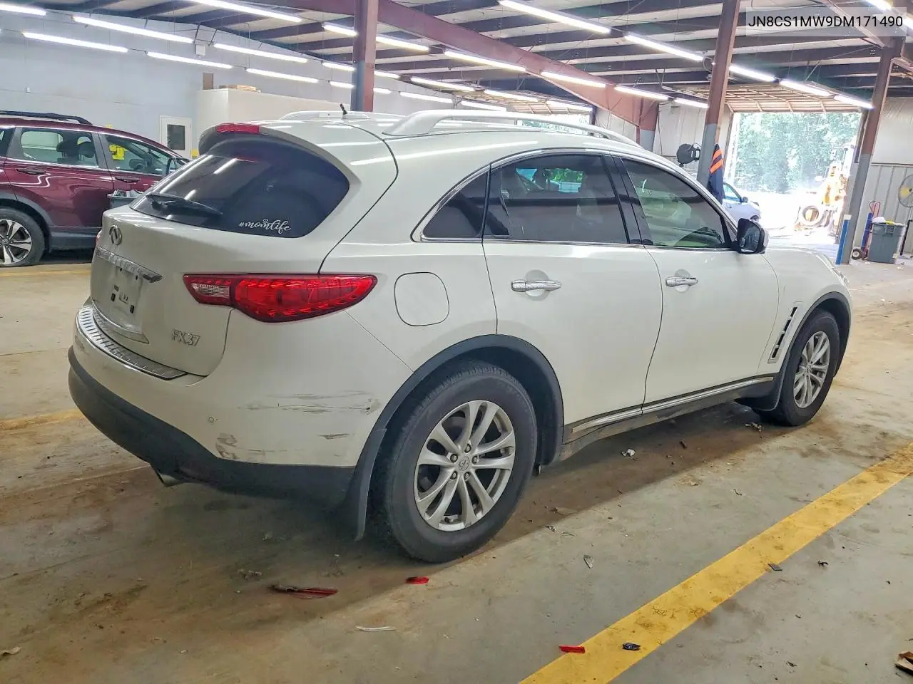 2013 Infiniti Fx37 Base VIN: JN8CS1MW9DM171490 Lot: 55177636