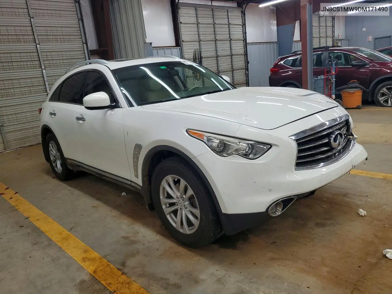 2013 Infiniti Fx37 Base VIN: JN8CS1MW9DM171490 Lot: 55177636