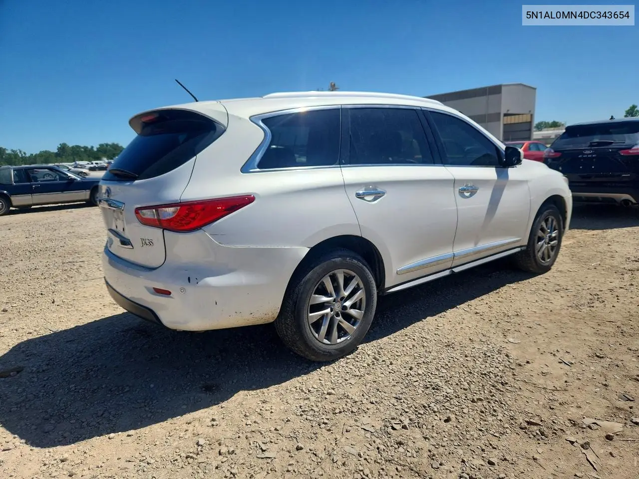 2013 Infiniti Jx35 Base VIN: 5N1AL0MN4DC343654 Lot: 57122016