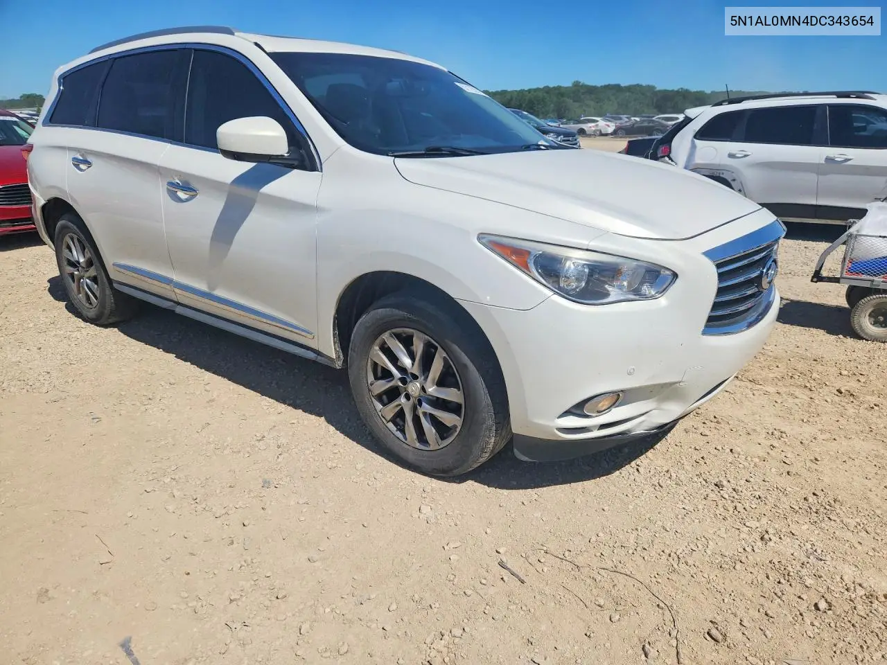 2013 Infiniti Jx35 Base VIN: 5N1AL0MN4DC343654 Lot: 57122016