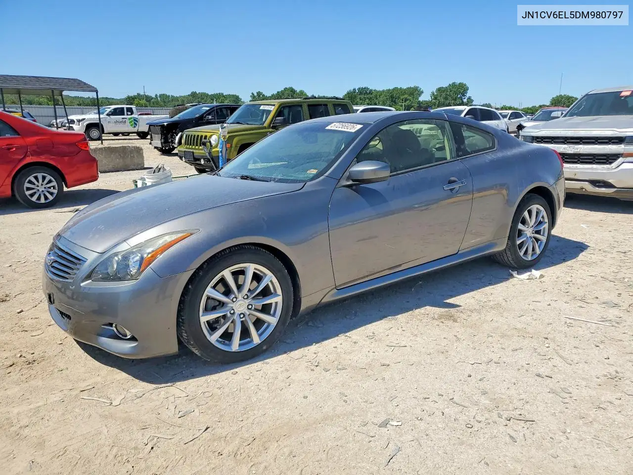 2013 Infiniti G37 Coupe X VIN: JN1CV6EL5DM980797 Lot: 57256926