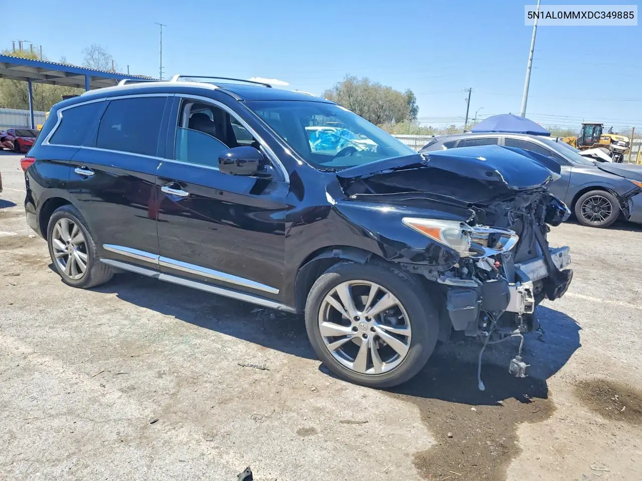 2013 Infiniti Jx35 Base VIN: 5N1AL0MMXDC349885 Lot: 57381306