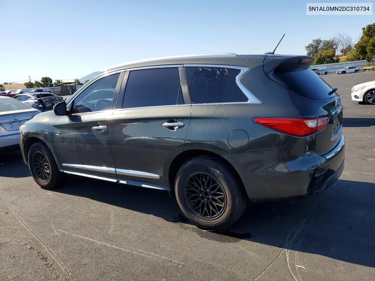 2013 Infiniti Jx35 Base VIN: 5N1AL0MN2DC310734 Lot: 57477226