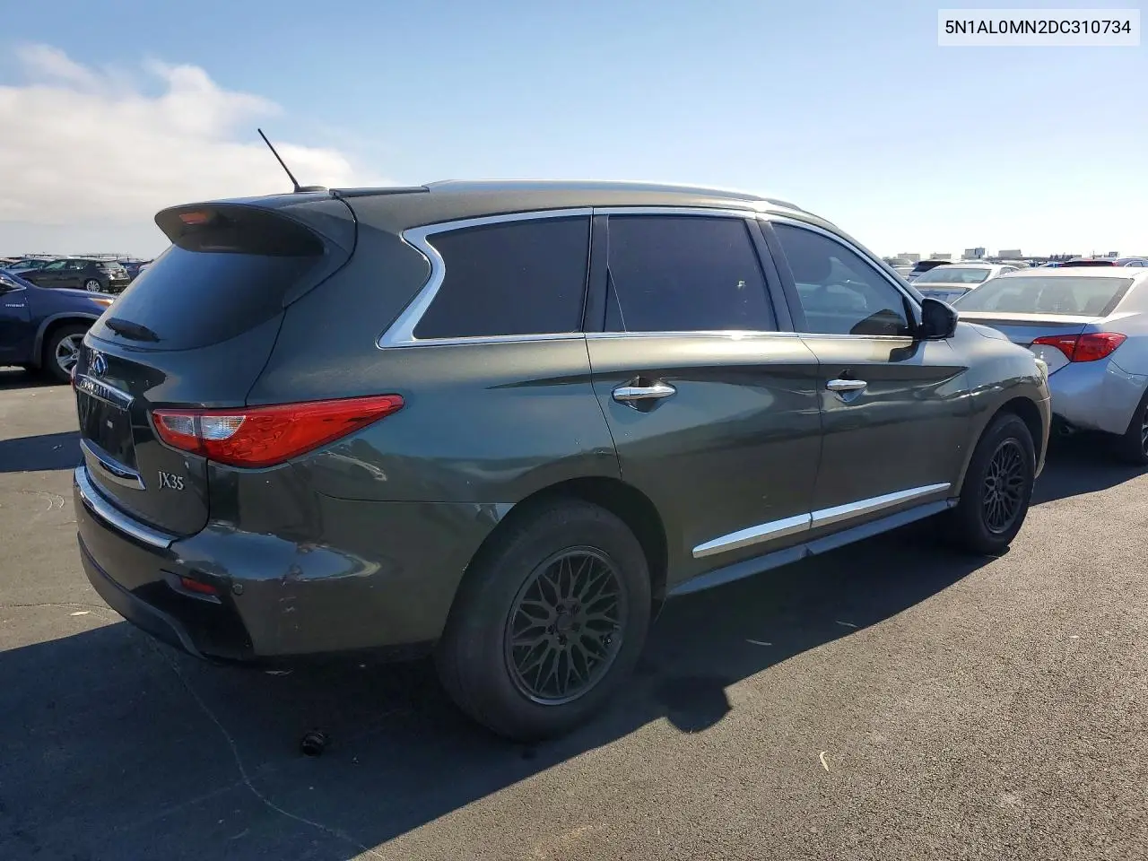2013 Infiniti Jx35 Base VIN: 5N1AL0MN2DC310734 Lot: 57477226