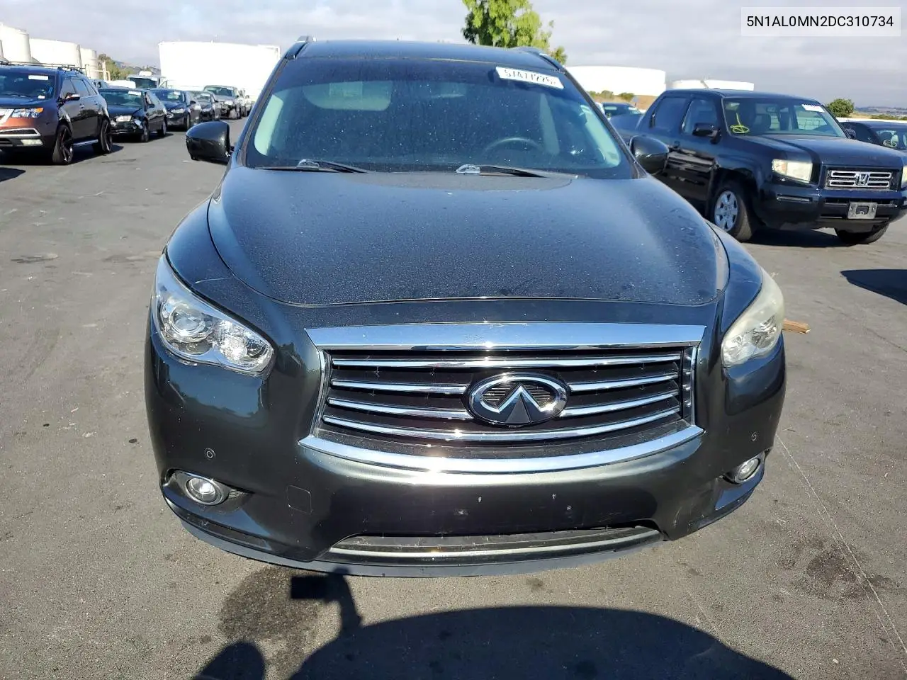 2013 Infiniti Jx35 Base VIN: 5N1AL0MN2DC310734 Lot: 57477226