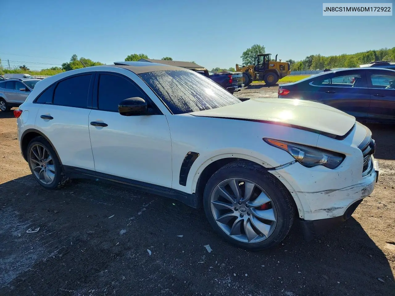 2013 Infiniti Fx37 Base VIN: JN8CS1MW6DM172922 Lot: 57836056