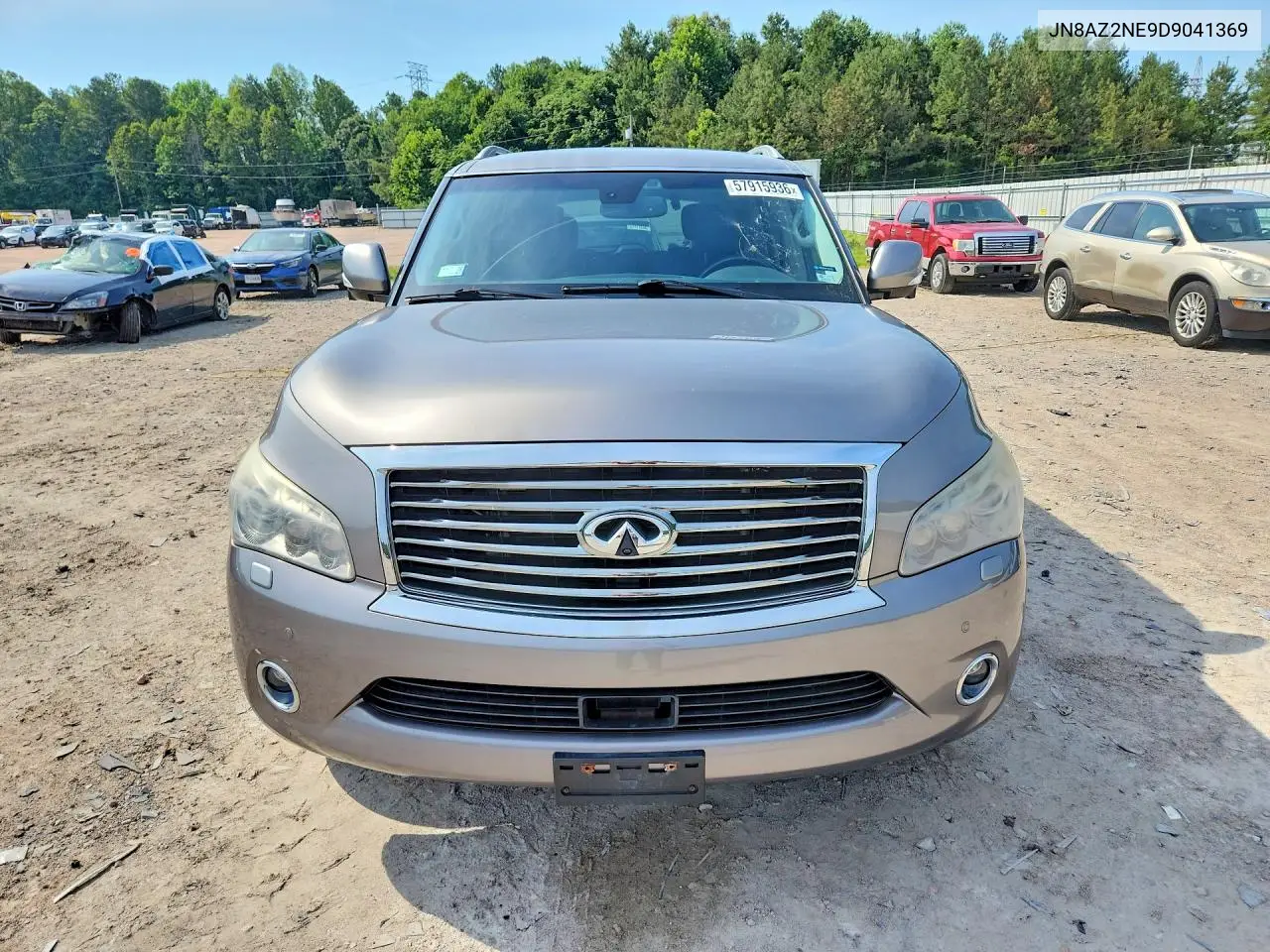 2013 Infiniti Qx56 Base VIN: JN8AZ2NE9D9041369 Lot: 57915936