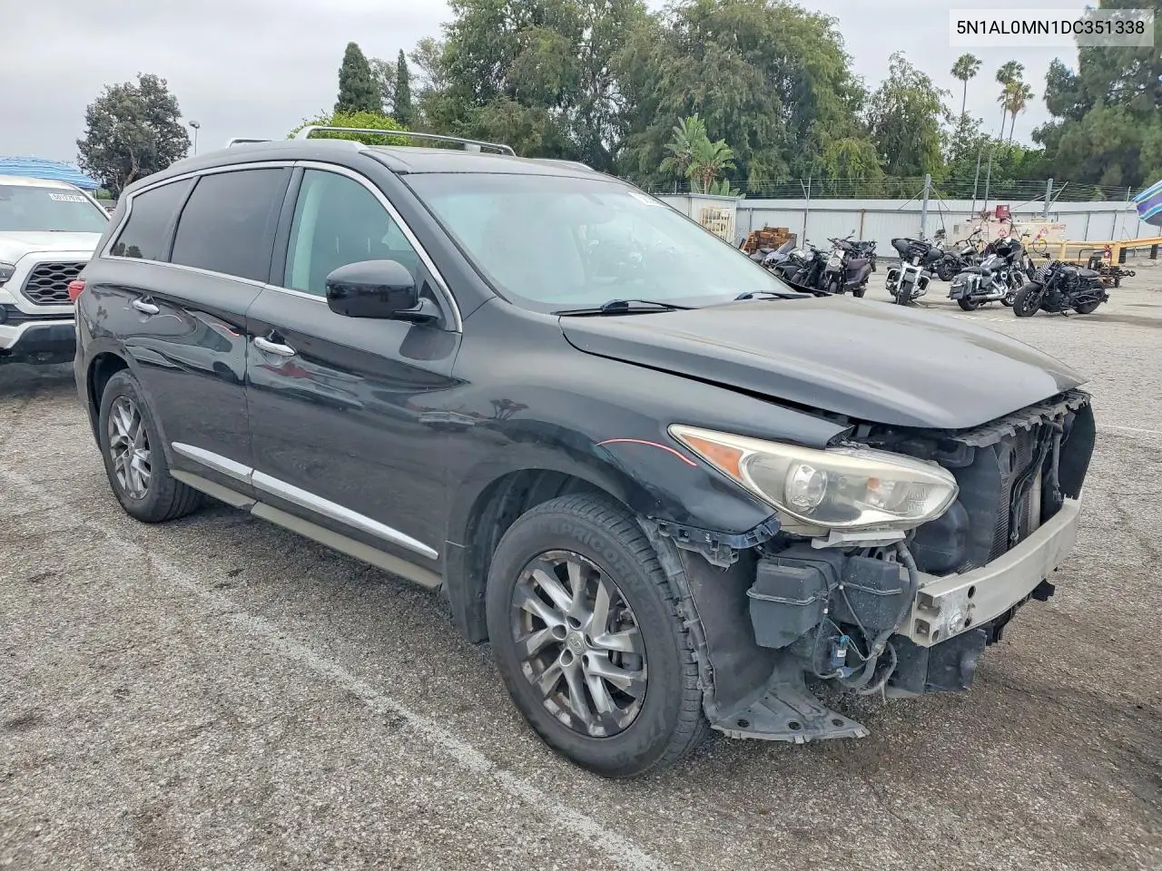 2013 Infiniti Jx35 Base VIN: 5N1AL0MN1DC351338 Lot: 58055936