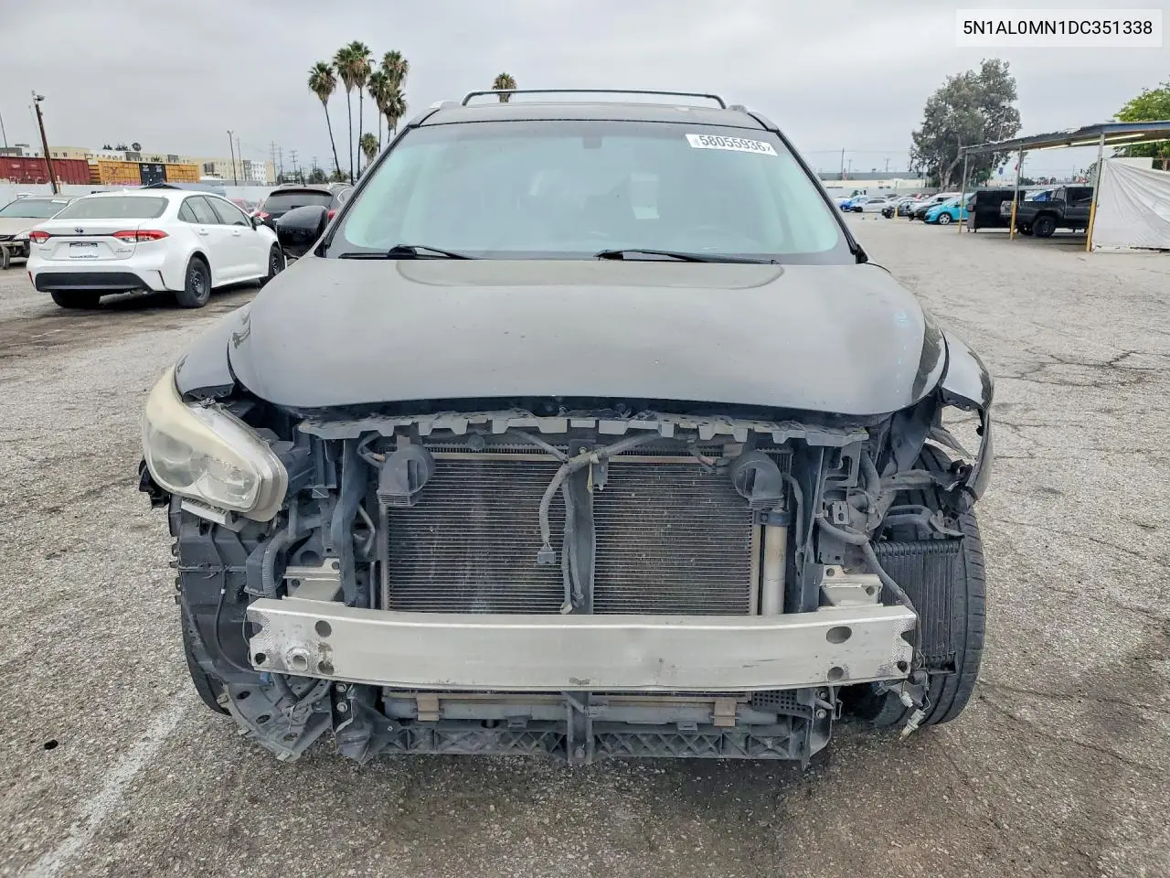 2013 Infiniti Jx35 Base VIN: 5N1AL0MN1DC351338 Lot: 58055936