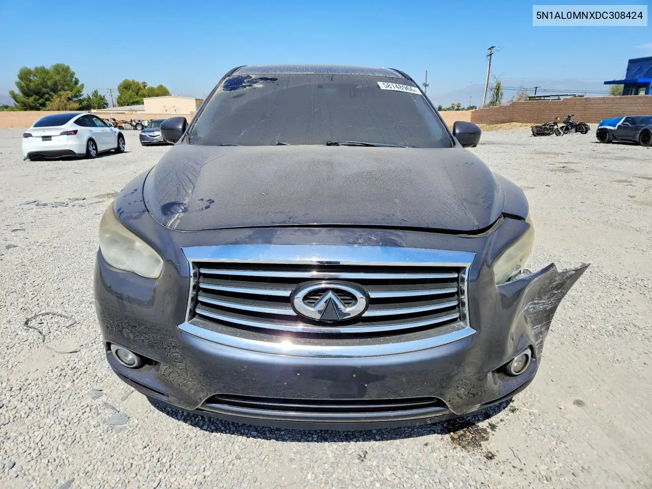 2013 Infi Jx35 VIN: 5N1AL0MNXDC308424 Lot: 58148966