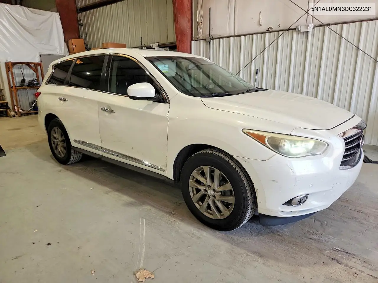 2013 Infiniti Jx35 Base VIN: 5N1AL0MN3DC322231 Lot: 60709006