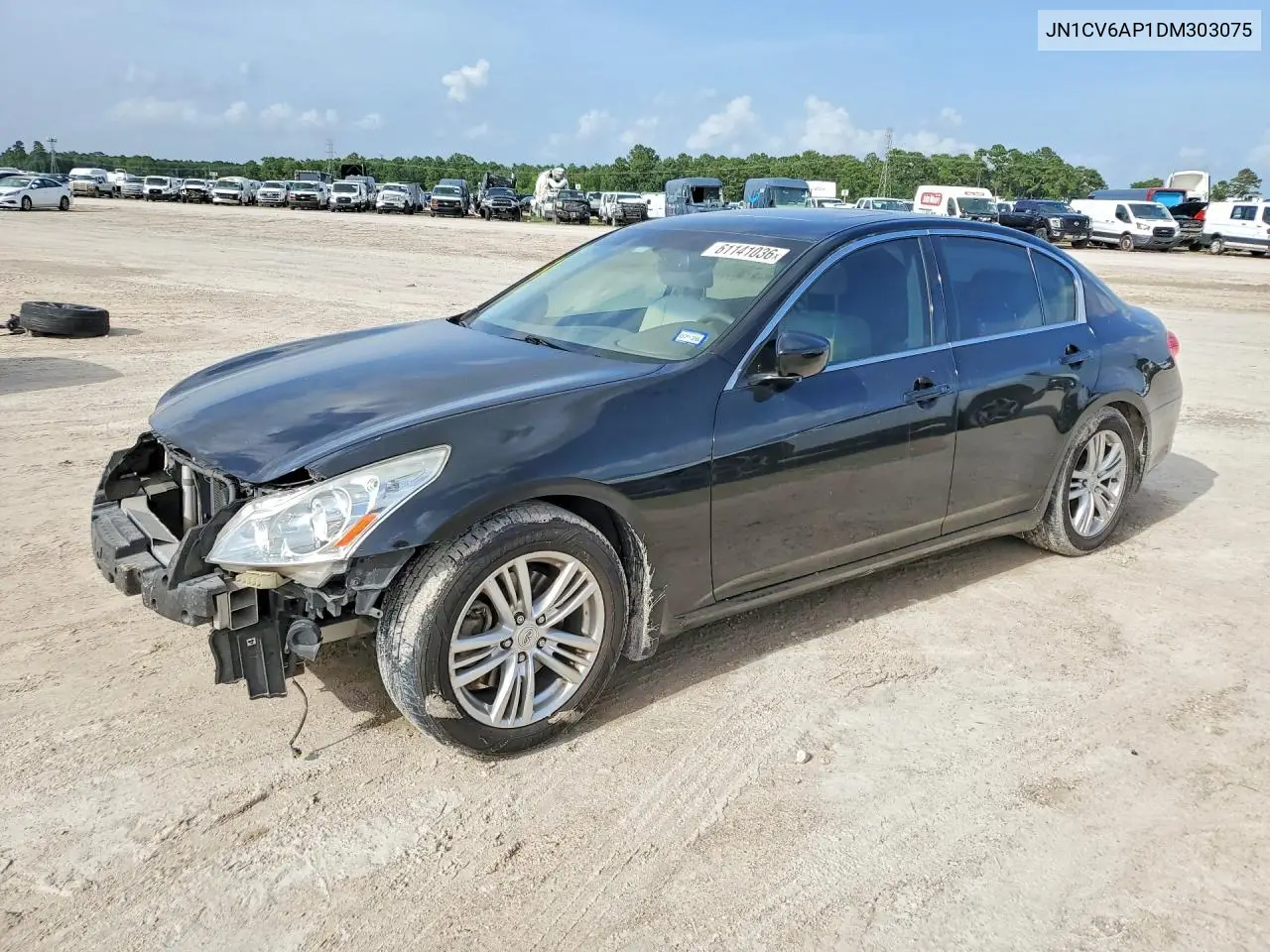 2013 Infiniti G37 Base VIN: JN1CV6AP1DM303075 Lot: 61141036