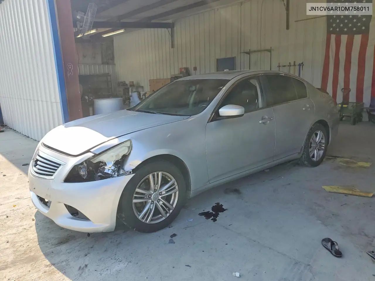 2013 Infiniti G37 Sedan X VIN: JN1CV6AR1DM758011 Lot: 61607306