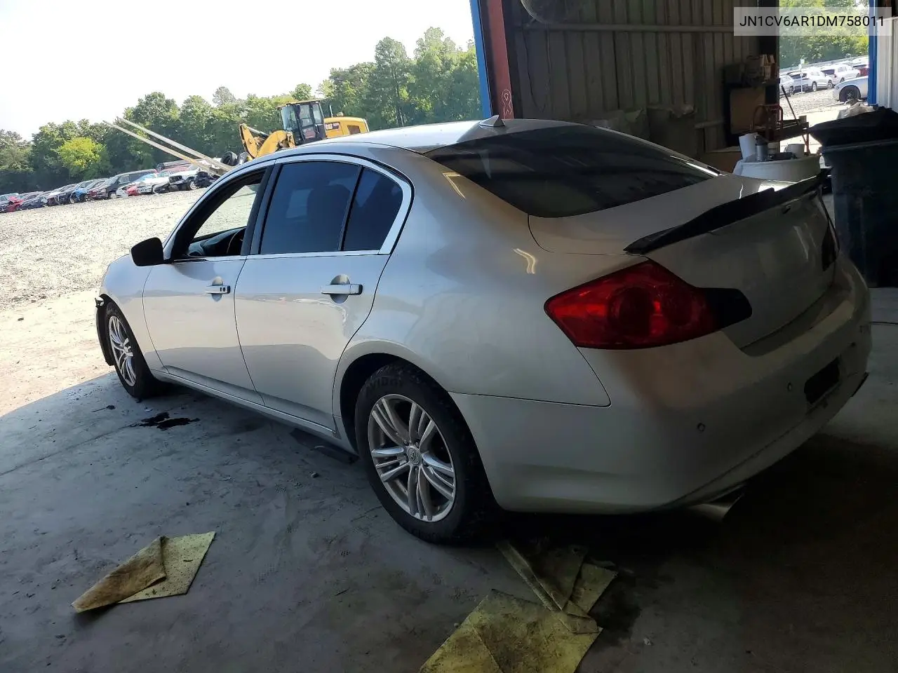2013 Infiniti G37 Sedan X VIN: JN1CV6AR1DM758011 Lot: 61607306