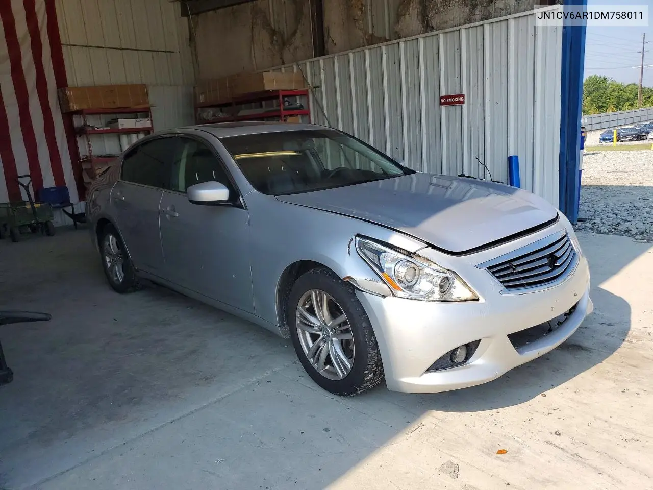 2013 Infiniti G37 Sedan X VIN: JN1CV6AR1DM758011 Lot: 61607306