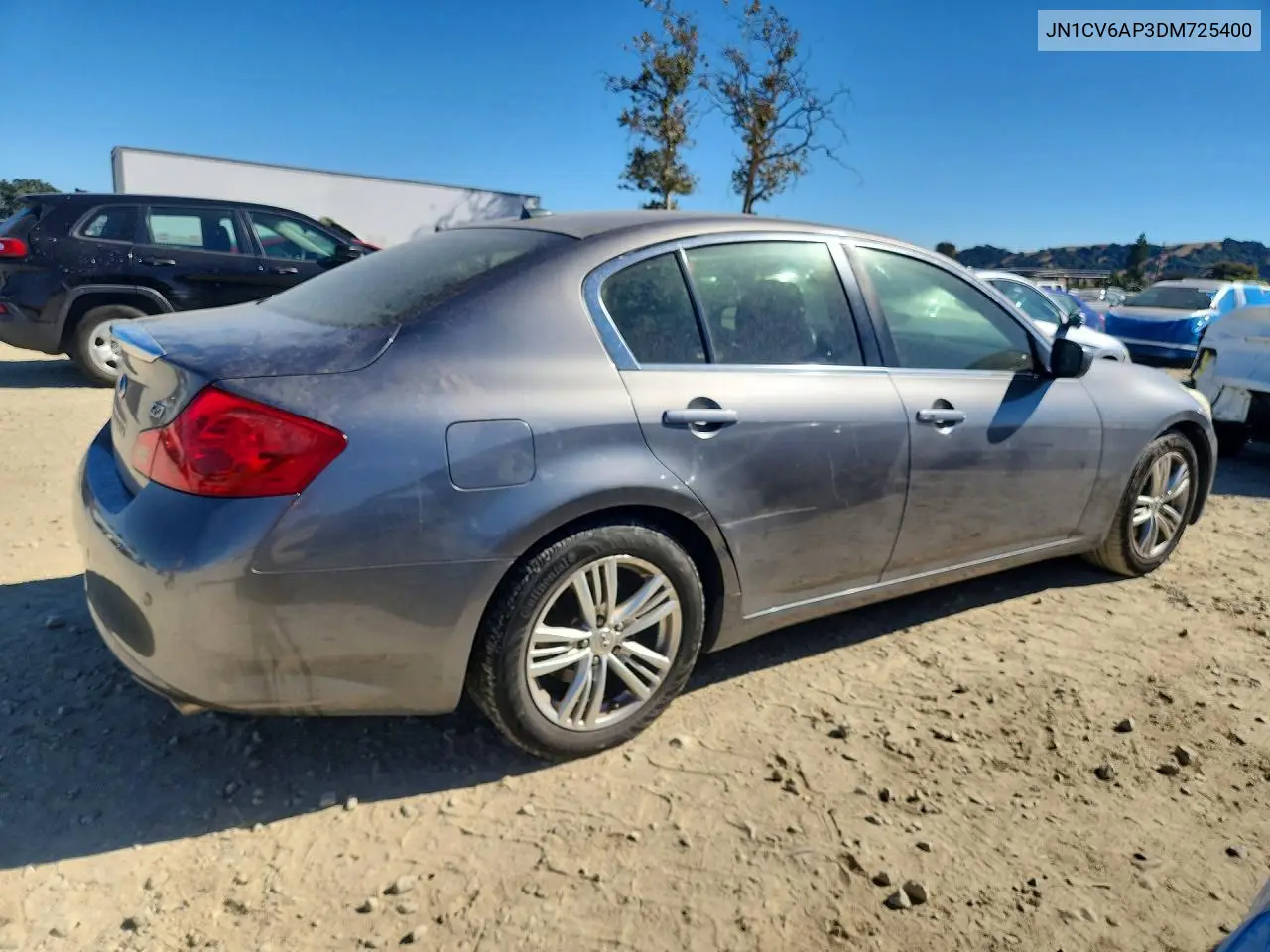 2013 Infiniti G37 Sedan Journey VIN: JN1CV6AP3DM725400 Lot: 61729426