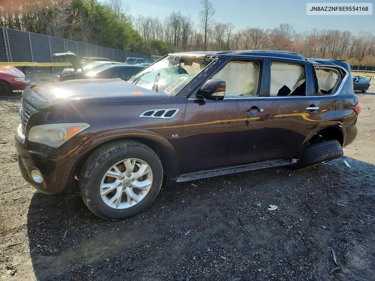 2014 Infiniti Qx80 Base VIN: JN8AZ2NF8E9554168 Lot: 45485696