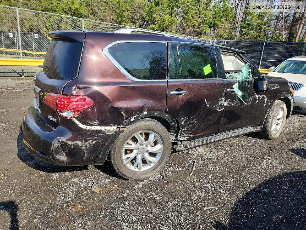 2014 Infiniti Qx80 Base VIN: JN8AZ2NF8E9554168 Lot: 45485696