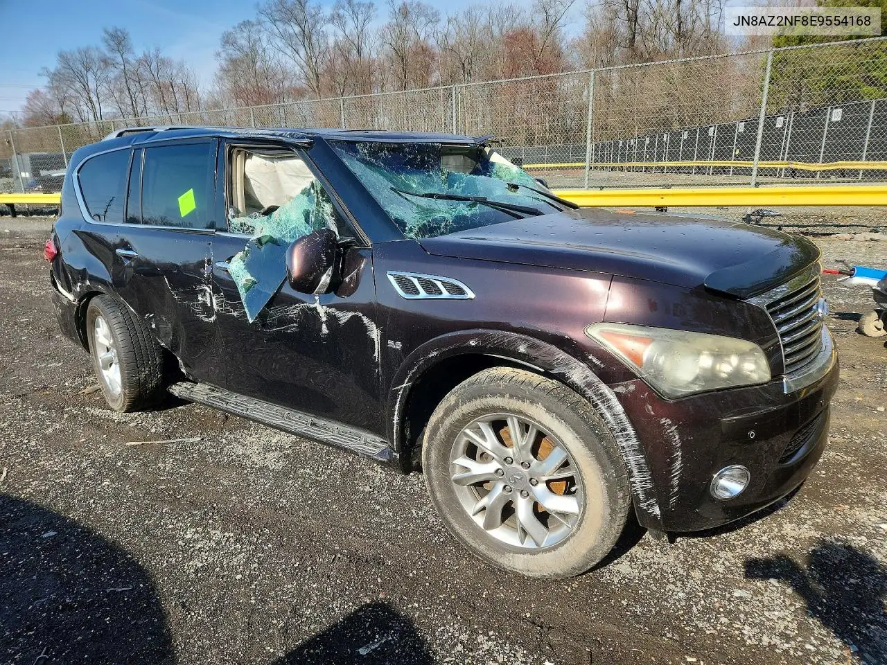 2014 Infiniti Qx80 Base VIN: JN8AZ2NF8E9554168 Lot: 45485696
