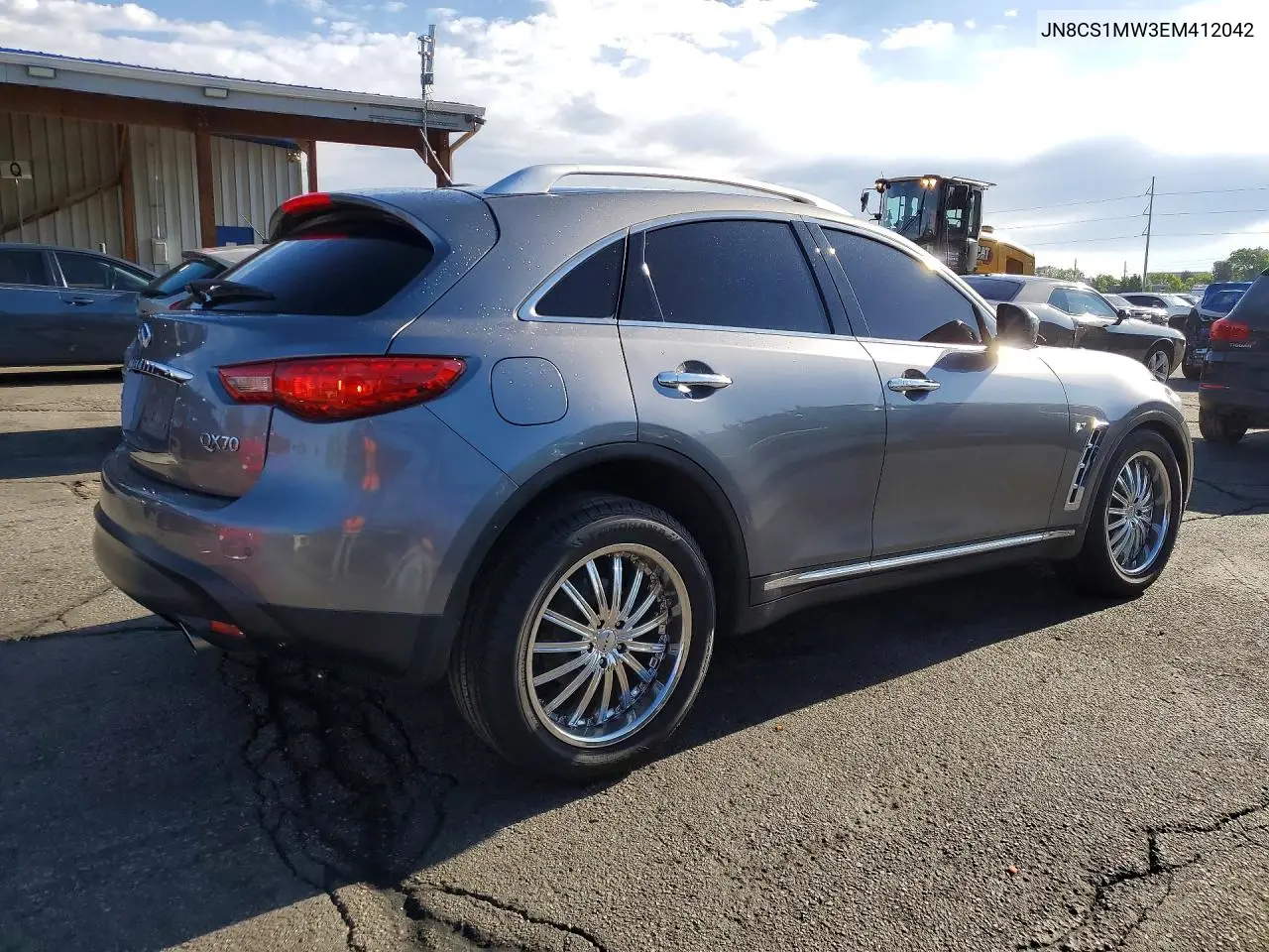 2014 Infiniti Qx70 Base VIN: JN8CS1MW3EM412042 Lot: 53027906