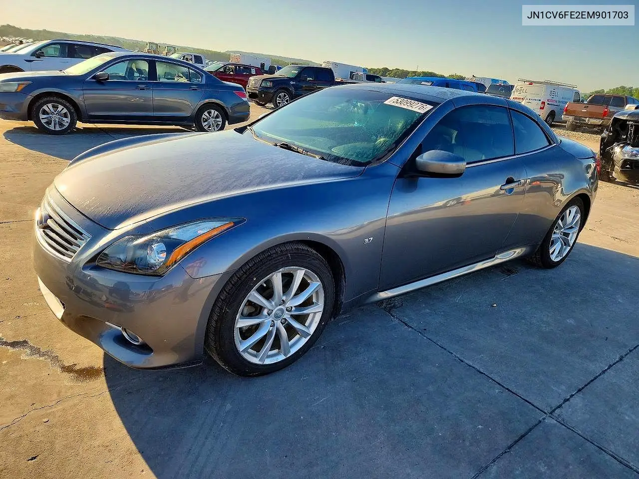 2014 Infiniti Q60 Convertible Base VIN: JN1CV6FE2EM901703 Lot: 53099276