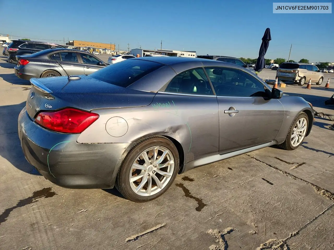2014 Infiniti Q60 Convertible Base VIN: JN1CV6FE2EM901703 Lot: 53099276