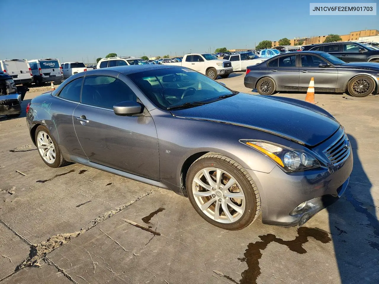 2014 Infiniti Q60 Convertible Base VIN: JN1CV6FE2EM901703 Lot: 53099276