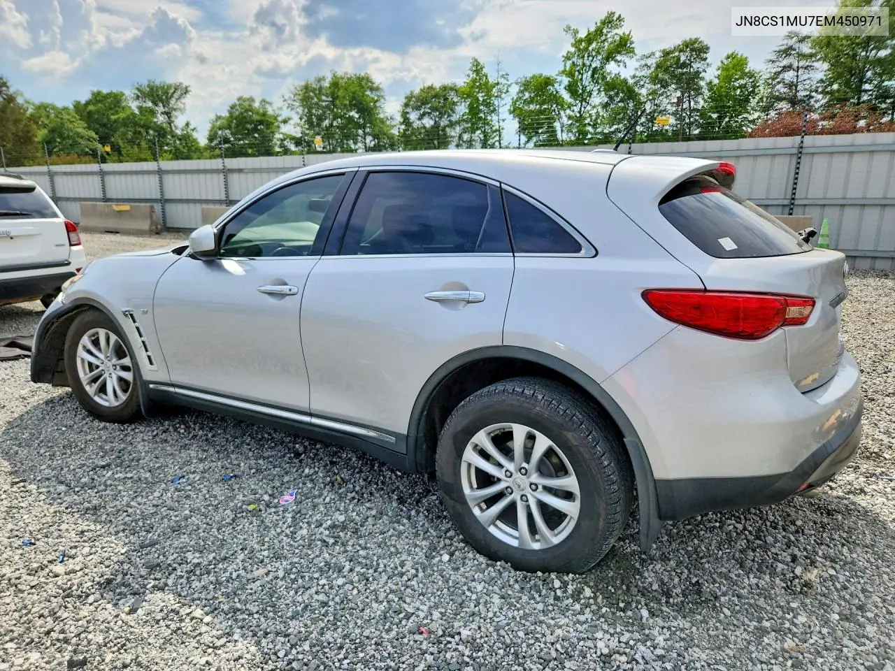 2014 Infiniti Qx70 Base VIN: JN8CS1MU7EM450971 Lot: 54408876