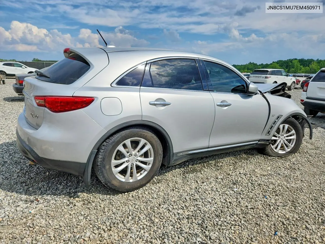 2014 Infiniti Qx70 Base VIN: JN8CS1MU7EM450971 Lot: 54408876
