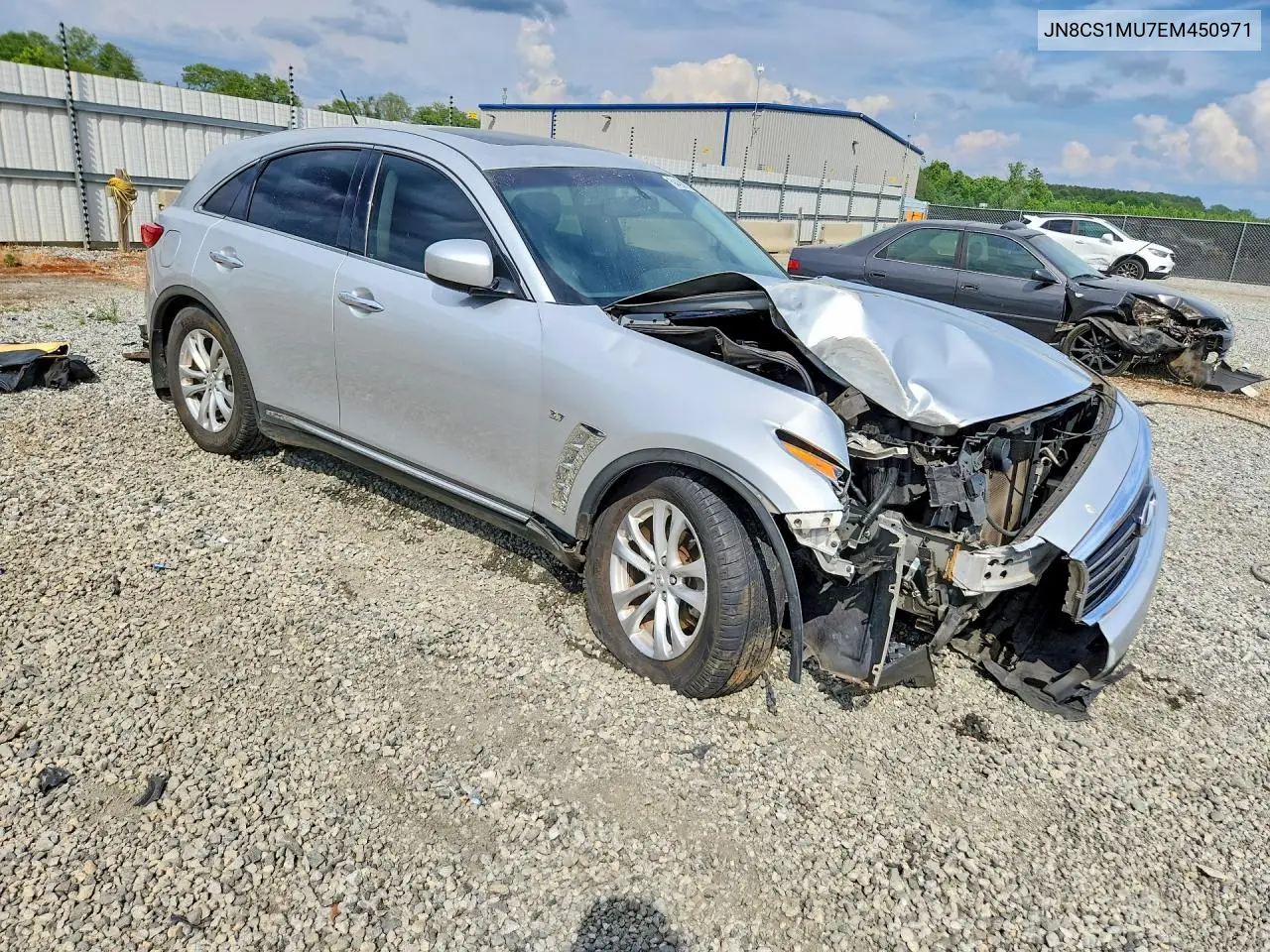 2014 Infiniti Qx70 Base VIN: JN8CS1MU7EM450971 Lot: 54408876