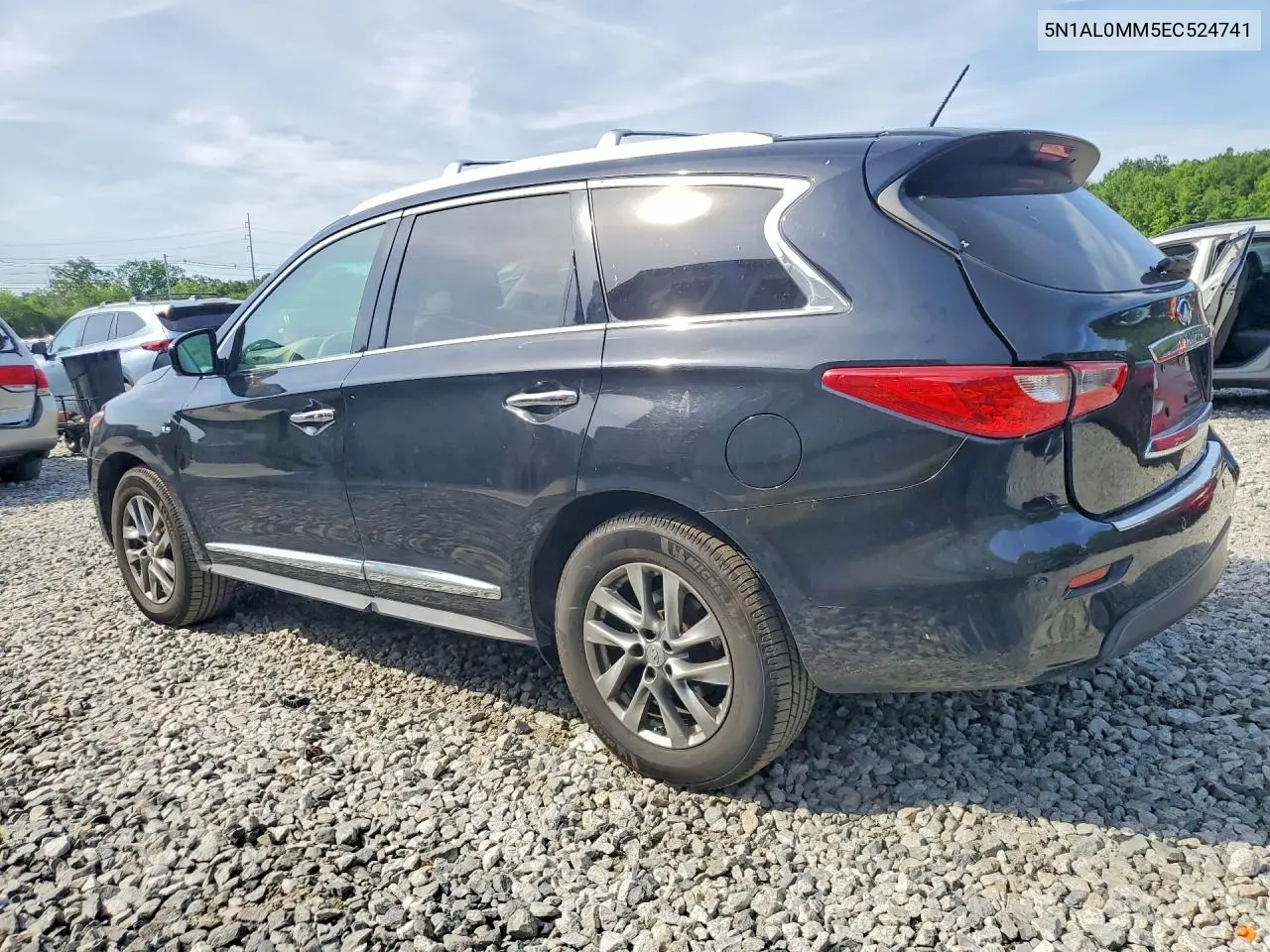 2014 Infiniti Qx60 Base VIN: 5N1AL0MM5EC524741 Lot: 56776326