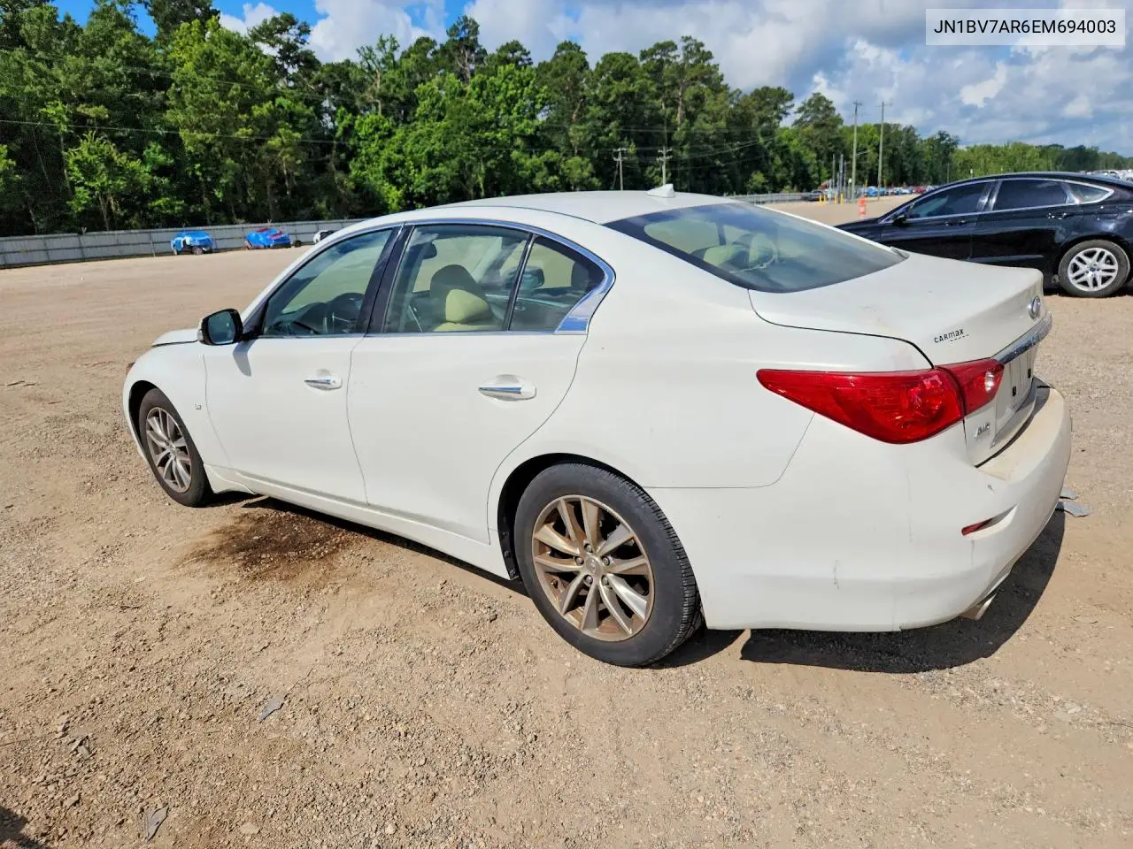 2014 Infiniti Q50 Premium VIN: JN1BV7AR6EM694003 Lot: 56847876