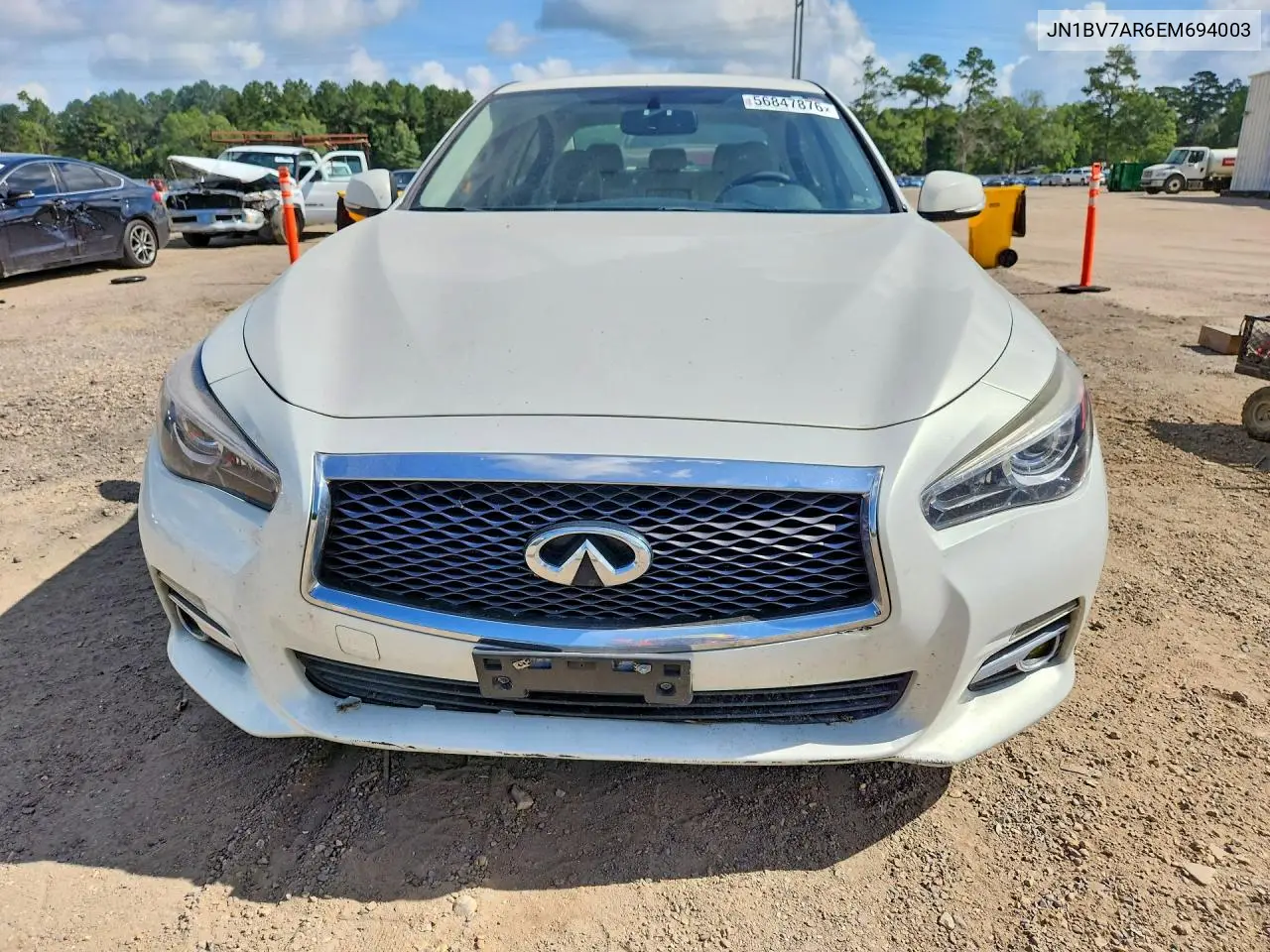 2014 Infiniti Q50 Premium VIN: JN1BV7AR6EM694003 Lot: 56847876